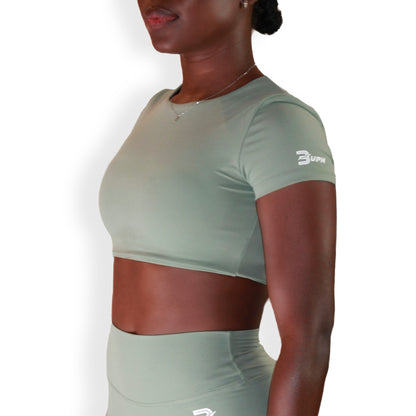 Runners Seamless Short Sleeve Crop top